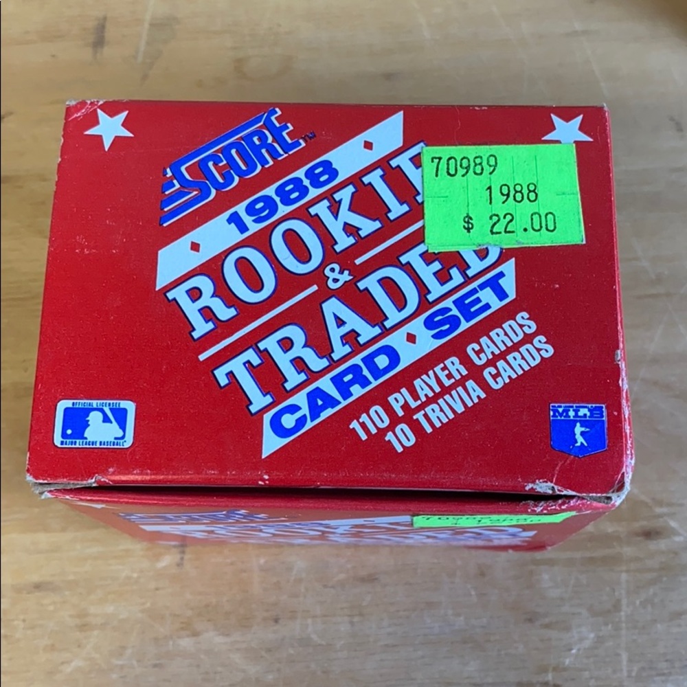 1988 score rookie & traded set Craig biggio rookie